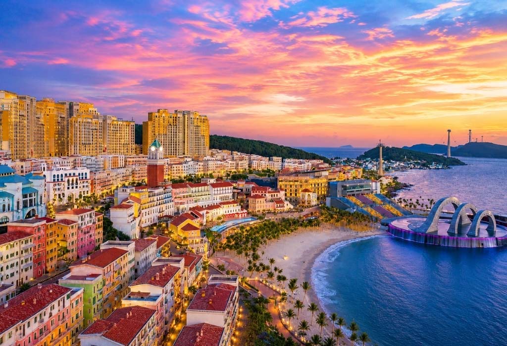 Sunset Town là tổ hợp kiến trúc và giải trí đặc sắc tại Nam đảo Phú Quốc.