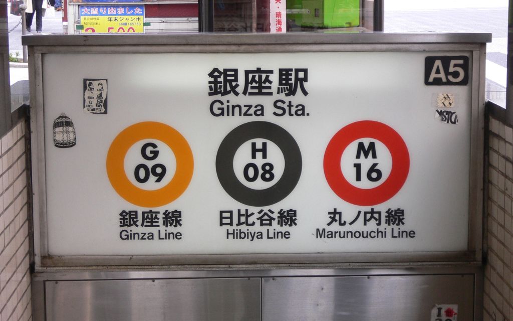Đi Ginza từ ga Tokyo