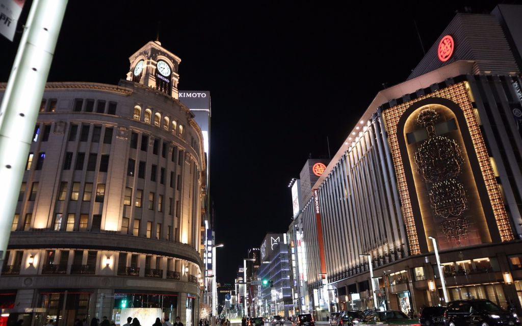 Thời điểm đi Ginza