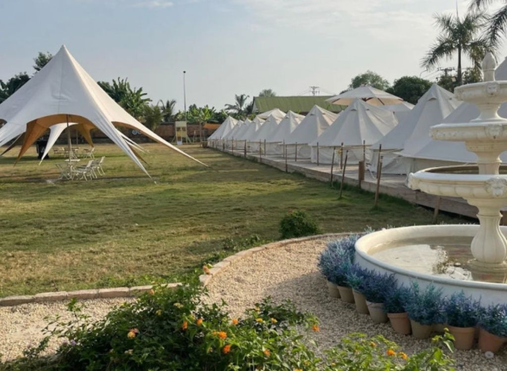 Khu lều Riverside Glamping ngoại thành TP.HCM