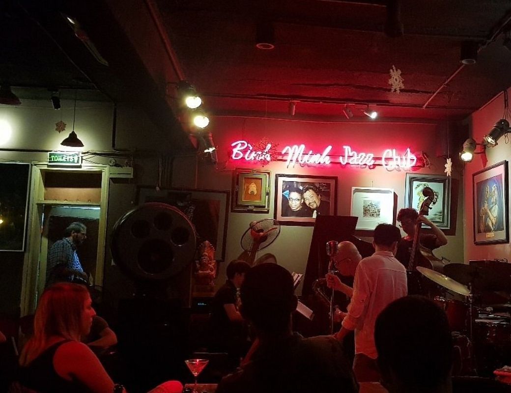 Không gian biểu diễn Jazz tại Binh Minh Jazz Club