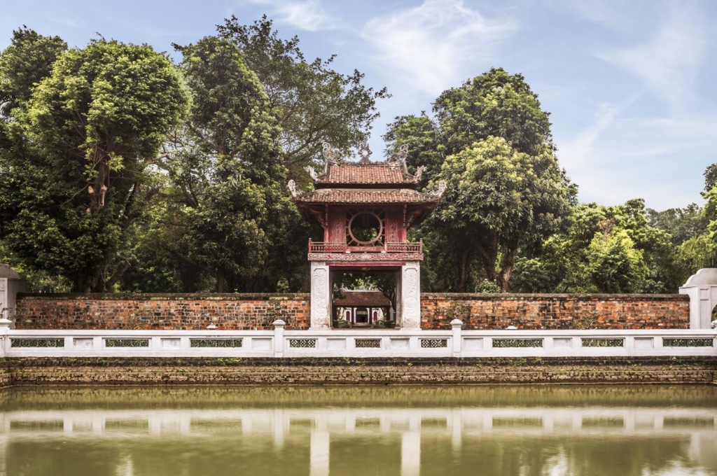 Khuê Văn Các tại Văn Miếu Quốc Tử Giám Hà Nội.