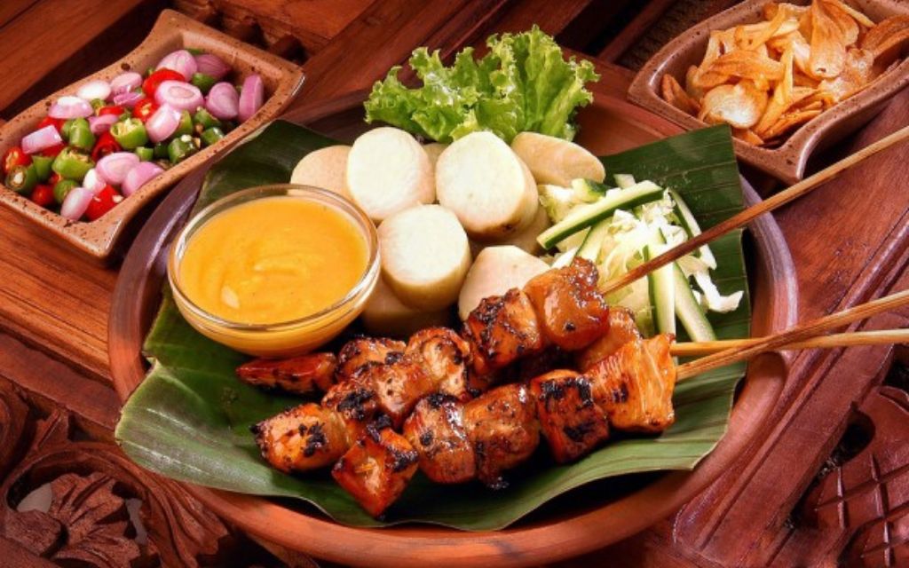 Thịt xiên nướng Satay