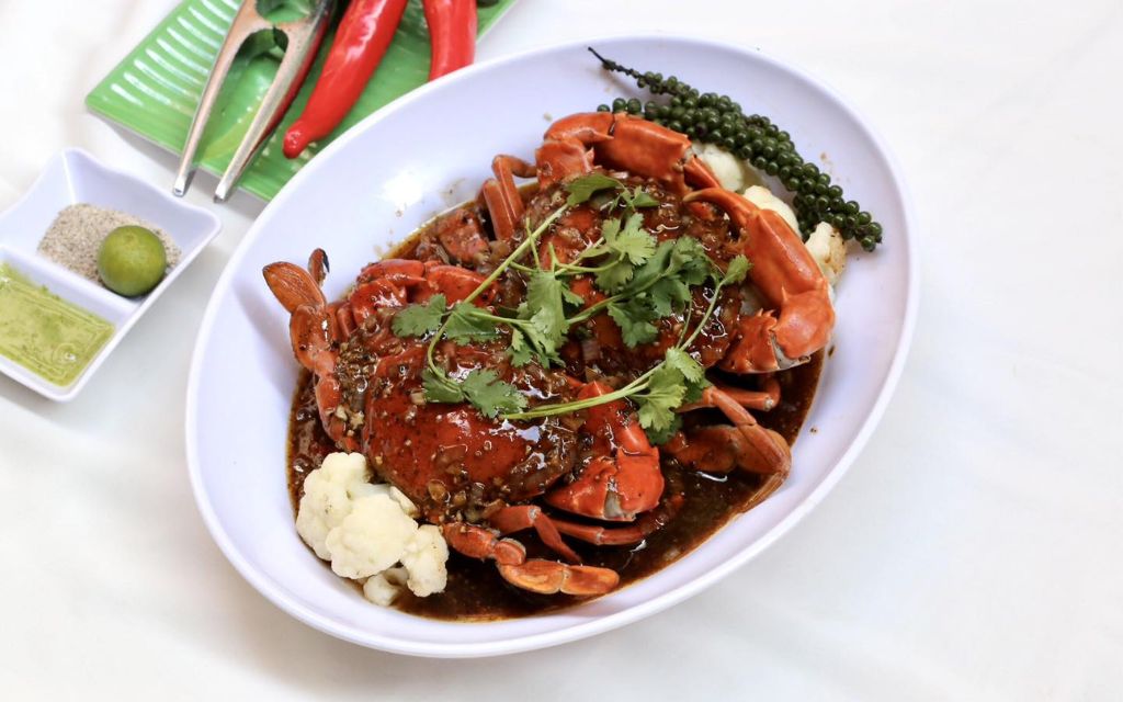 Cua sốt ớt và cua sốt tiêu 