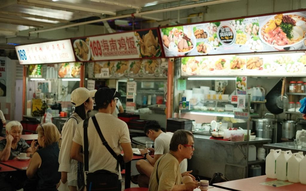 hawker hoạt động theo hình thức tự phục vụ