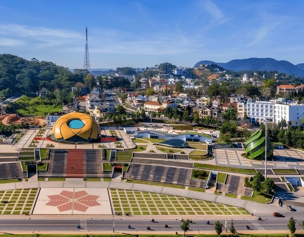 Quảng trường Lâm Viên có sức chứa lên đến 60.000 người