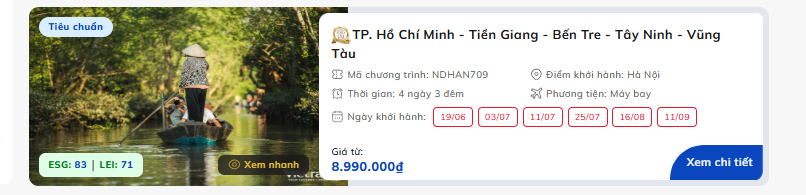 Tour Vũng Tàu từ Hà Nội