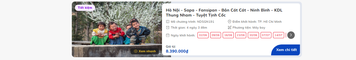 Tour du lịch Sapa