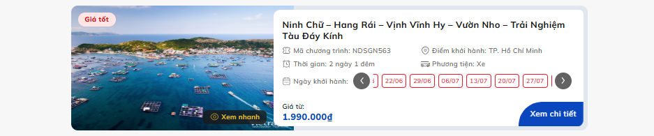 Tour biển đảo miền Trung