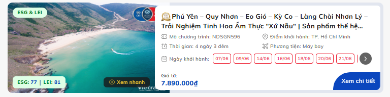 Tour Quy Nhơn 4 ngày 3 đêm