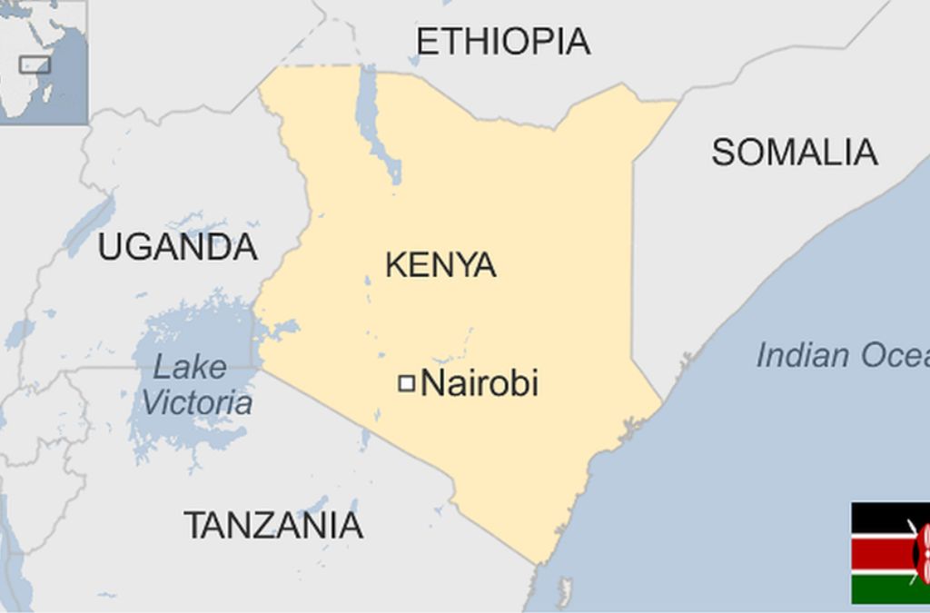 Bản đồ vị trí địa lý Kenya