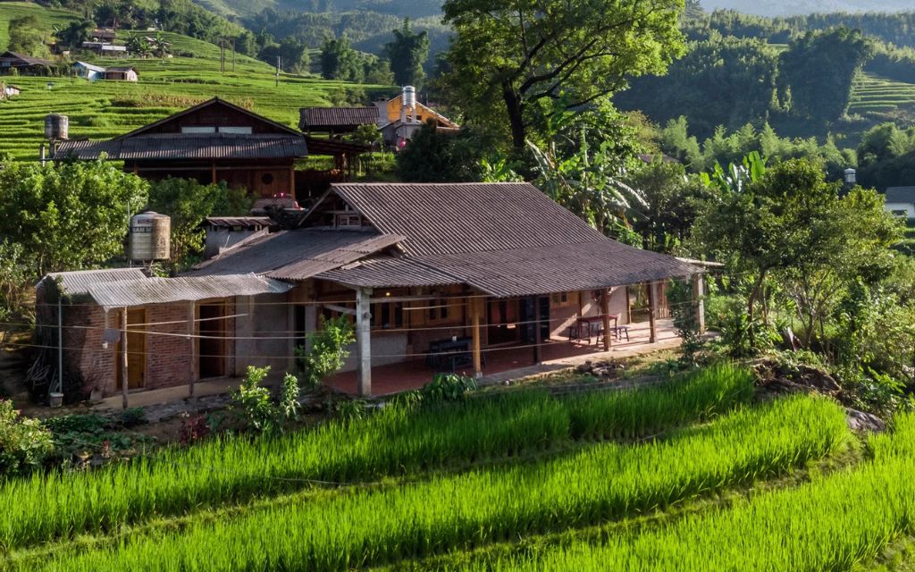 Khách sạn khu vực bản làng Sapa 