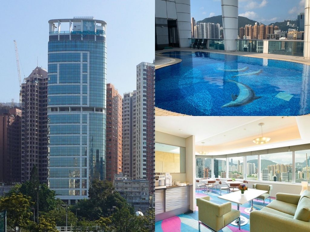 Metropark Hotel Causeway Bay Hong Kong - khách sạn có hồ bơi sân thượng