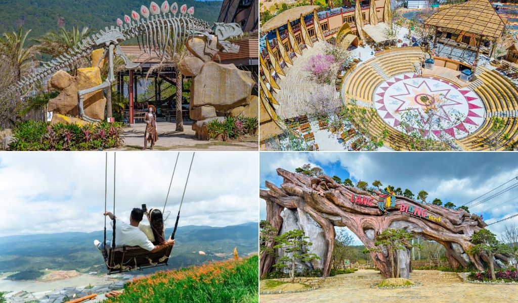 Khung cảnh núi Langbiang Đà Lạt