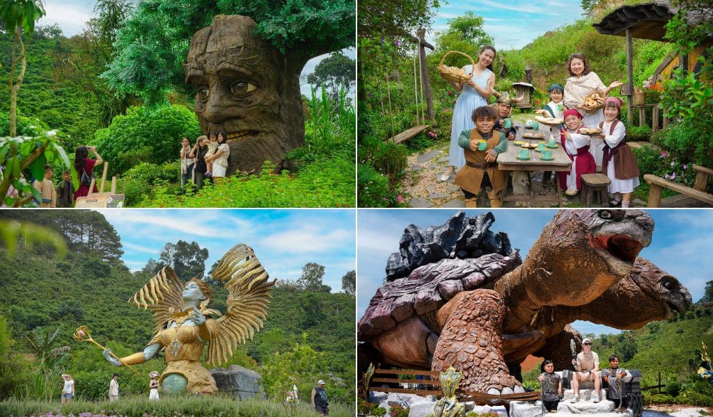 Mô hình thần thoại tại God Valley Đà Lạt