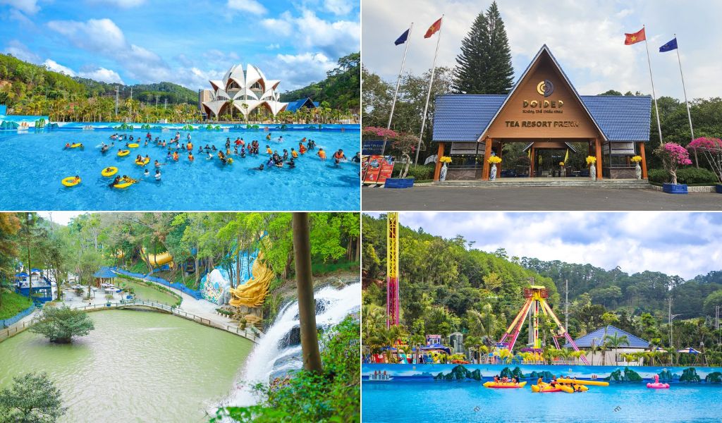 Khung cảnh Tea Resort Prenn Đà Lạt