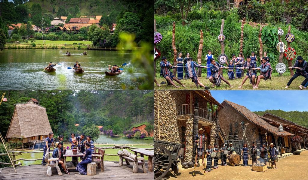 Khung cảnh Làng Cù Lần Đà Lạt