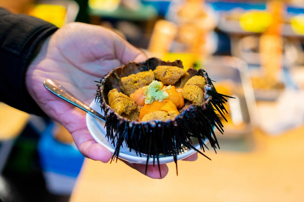 Món nhím biển vùng Hokkaido