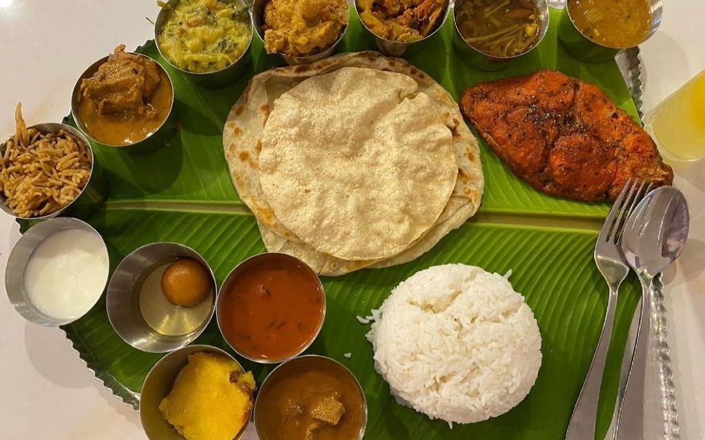 Mâm cơm Thali Ấn Độ 