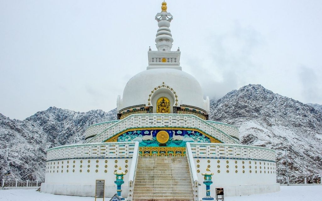 Tu viện Shanti Stupa Ladakh 