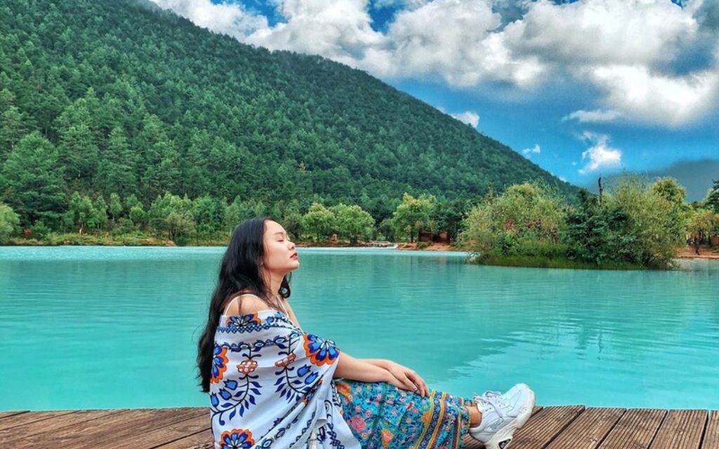 lam Nguyệt Cốc mùa hè