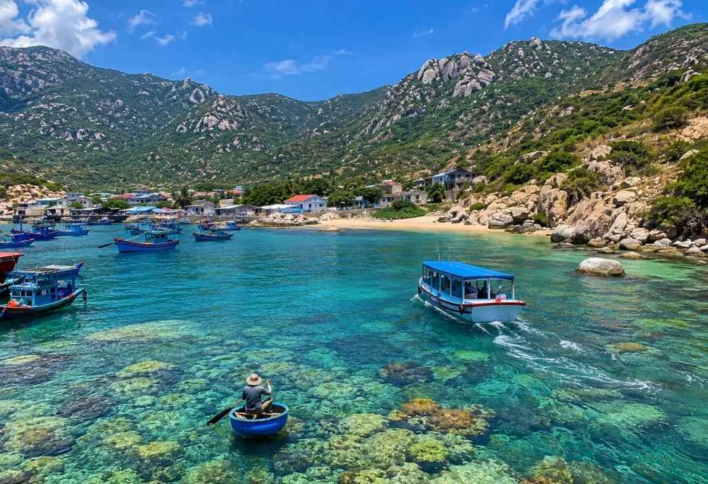 Làng chài Vĩnh Hy Ninh Thuận