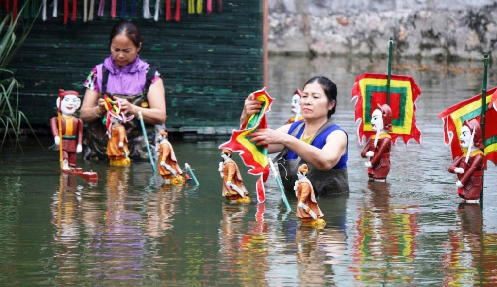 Làng múa rối nước Đào Thục