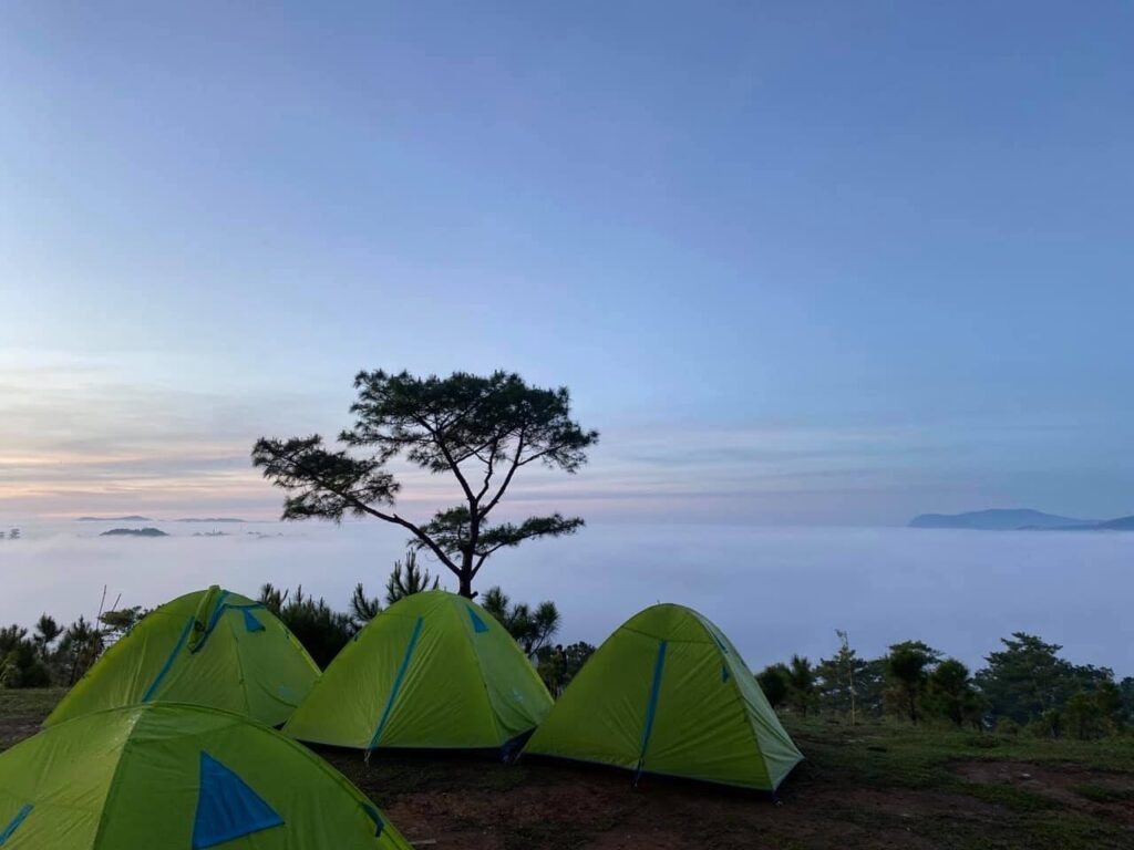 Cắm trại qua đêm giữa núi rừng Langbiang Đà Lạt