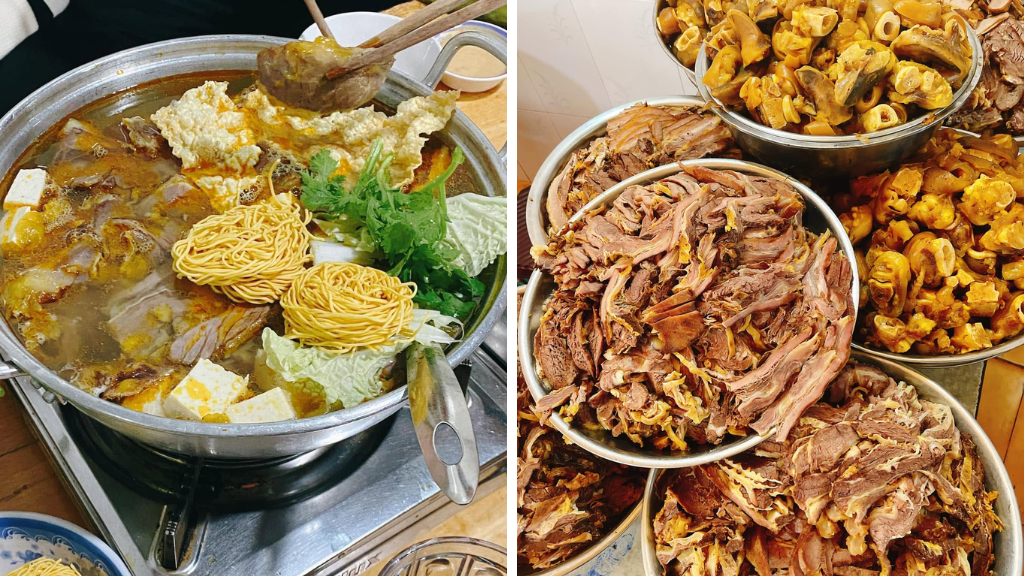 Lẩu bò quán Dìn 