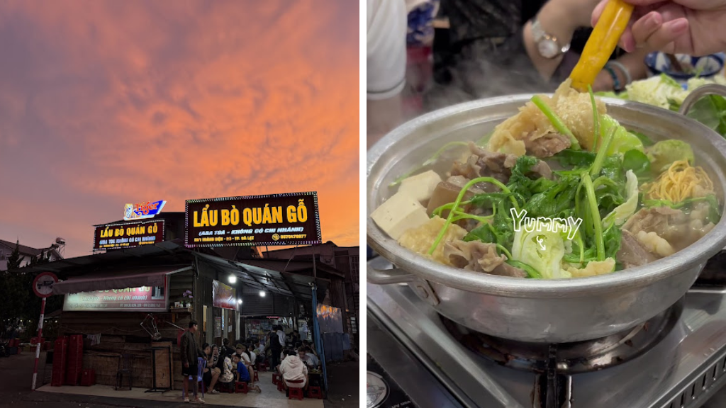Lẩu bò Quán Gỗ ABa Toa 