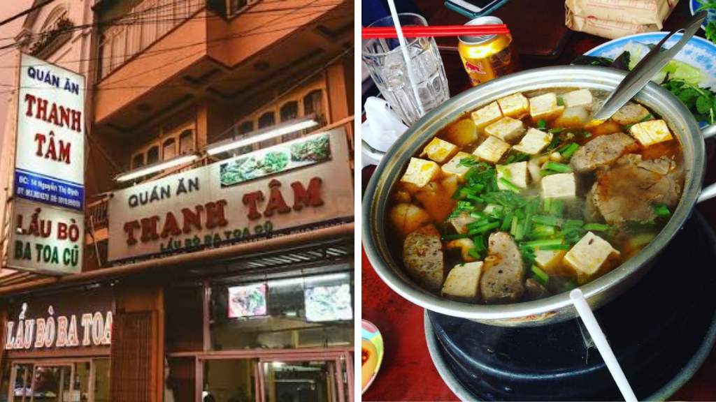 Lẩu bò Thanh Tâm