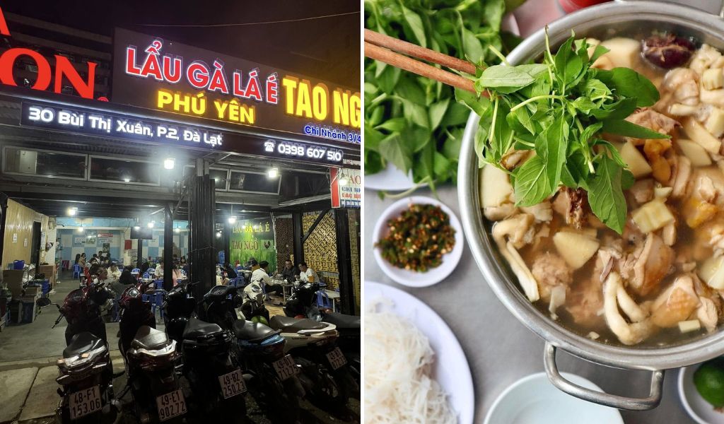 Lẩu gà lá é Tao Ngộ 30 Bùi Thị Xuân