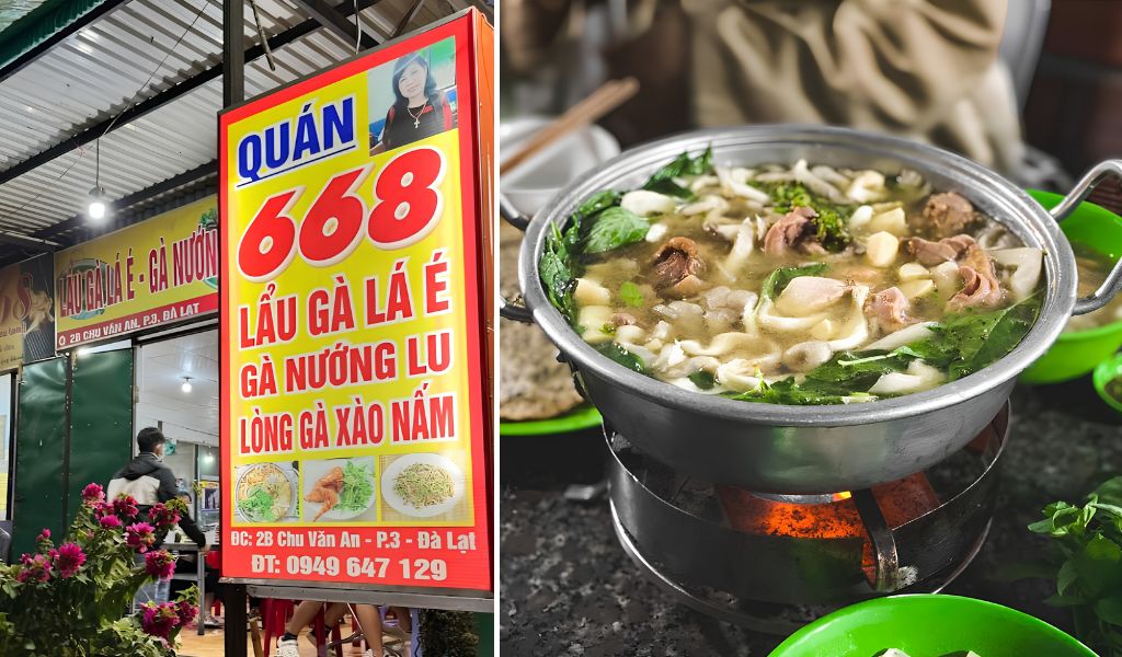 Lẩu gà lá é 668 Chu Văn An