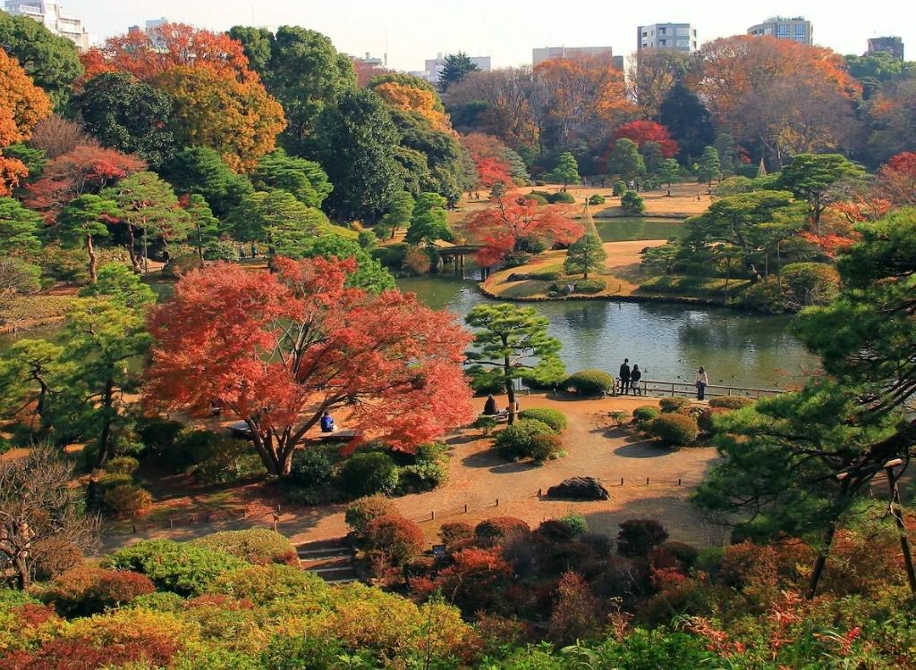 Vườn Rikugien mùa thu