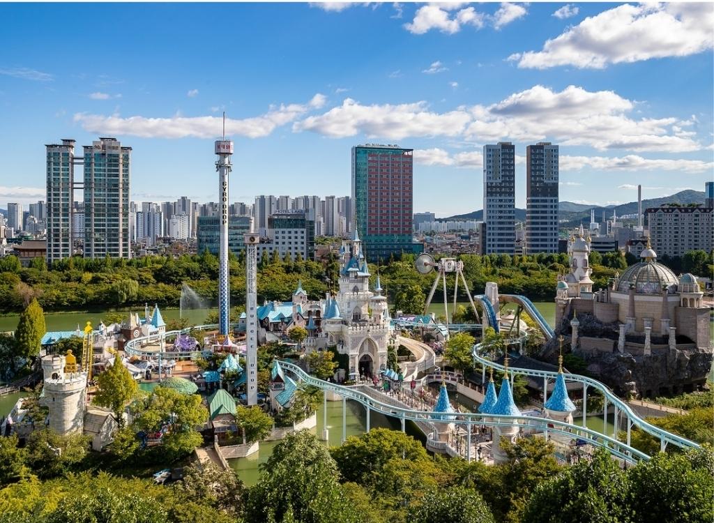 Toàn cảnh công viên Everland Hàn Quốc