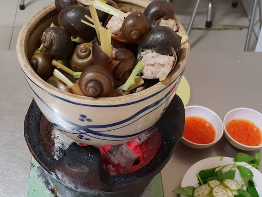 ốc bươu nhồi thịt đà lạt