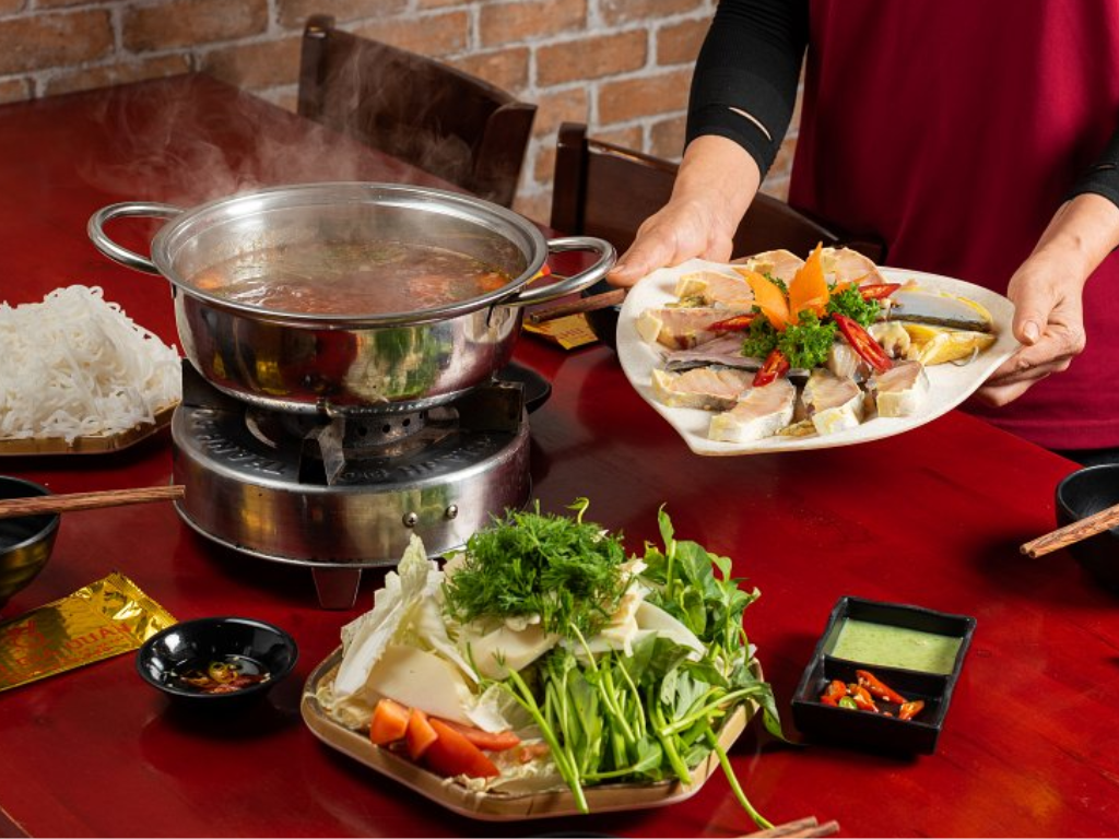 lẩu cá tầm đà lạt