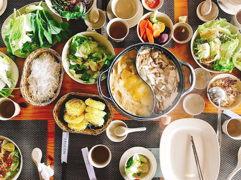 lẩu rau đà lạt