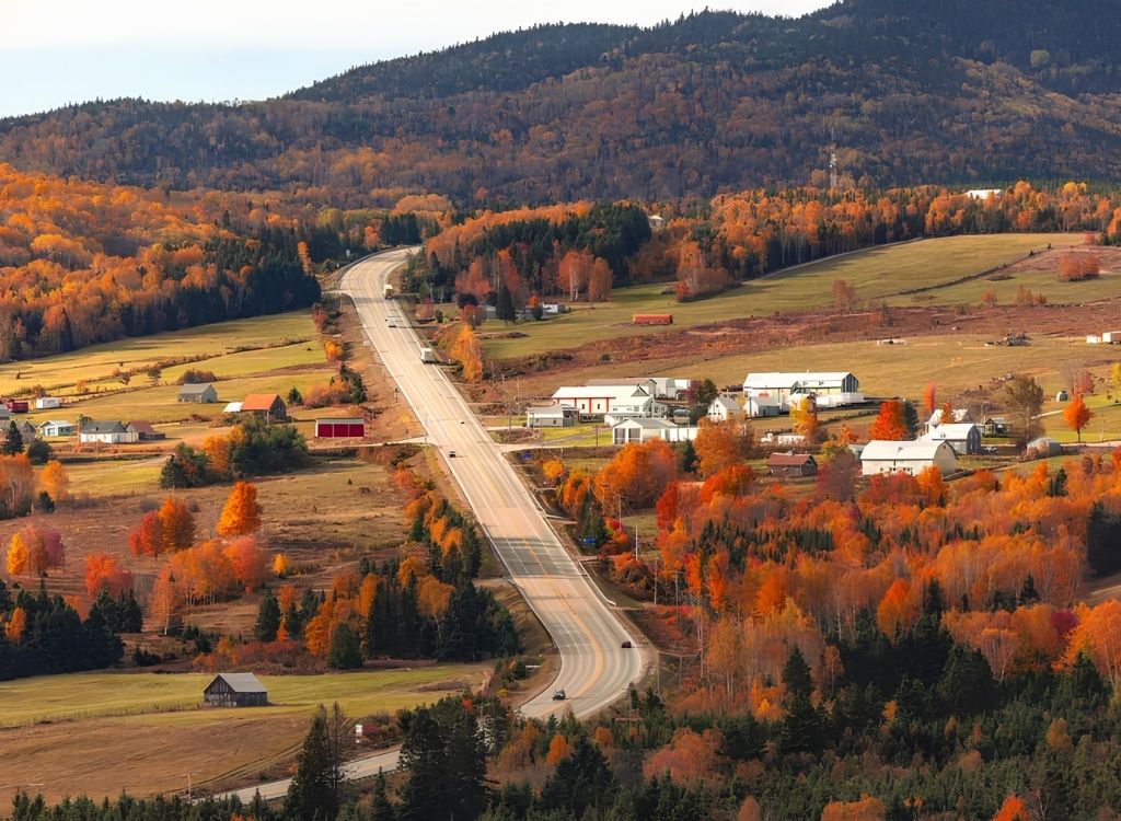 Cảnh sắc mùa thu Québec