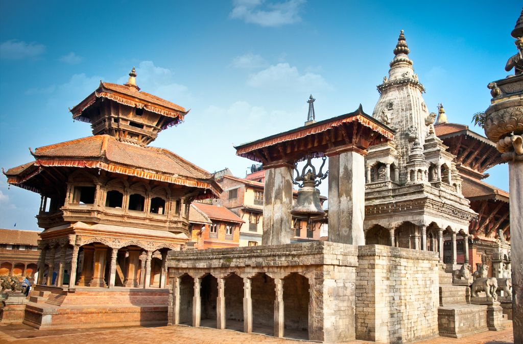 Các đền cổ tại Quảng trường Bhaktapur Durbar