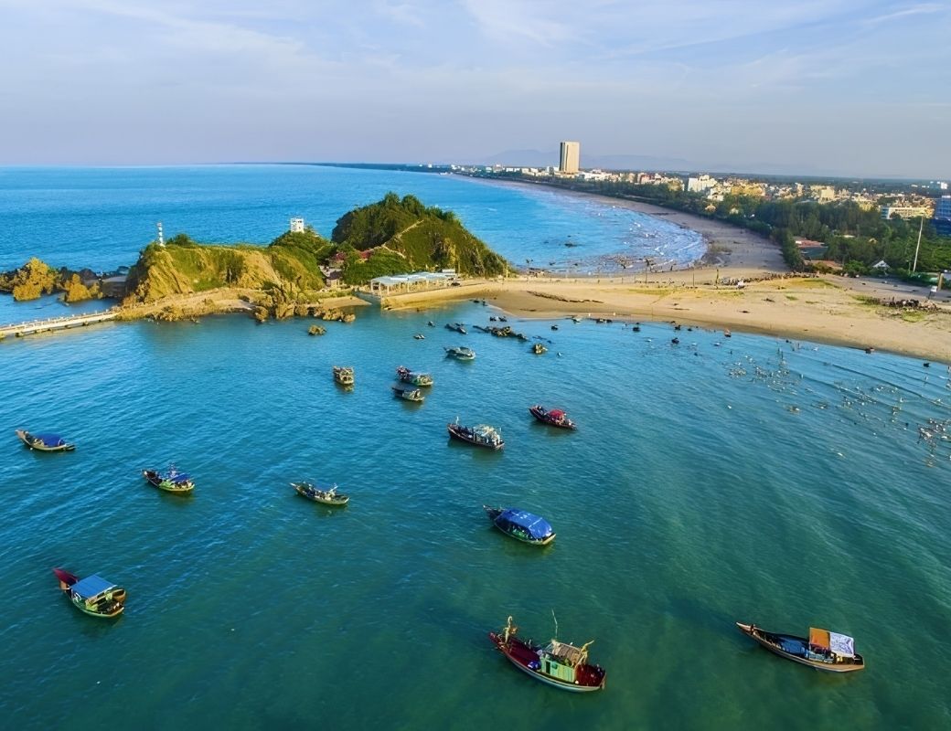 Bãi biển Cửa Lò. 