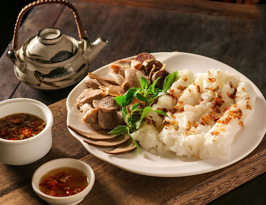 Bánh mướt Nghệ An. 