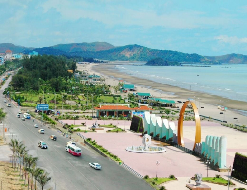 Đường ven biển Nghệ An. 