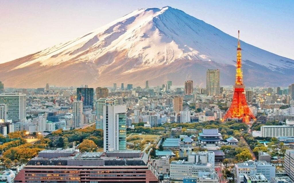 Núi Phú Sĩ nhìn từ Tokyo