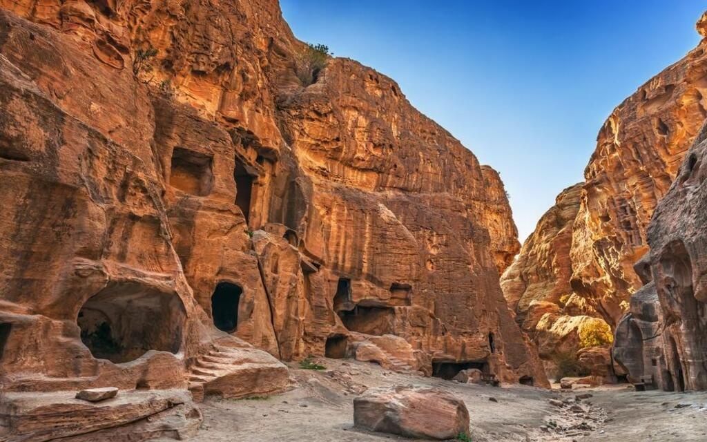 Làng cổ Little Petra lưu giữ nhiều dấu tích về đời sống của người Nabataean