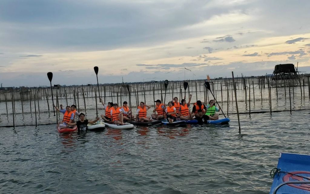 chèo SUP trên phá Tam Giang
