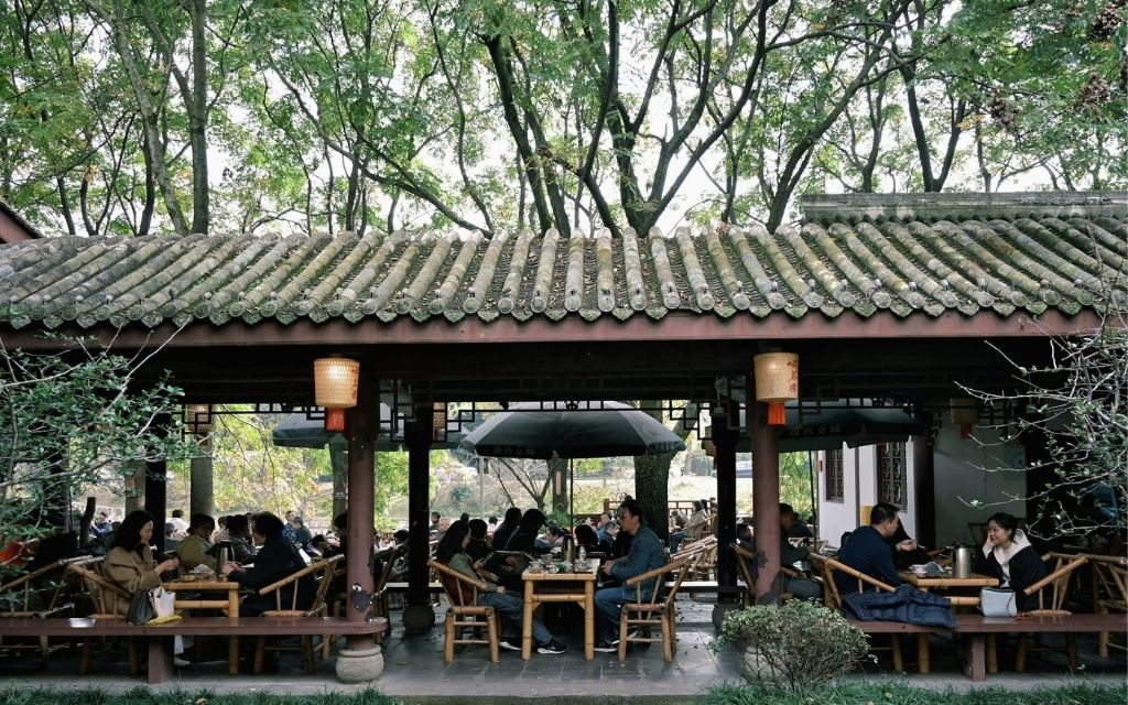 Trà quán tại Thành Đô 