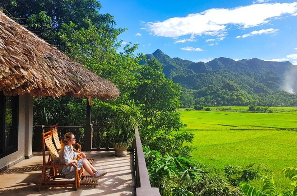 Không gian lưu trú tại thung lũng Mai Châu