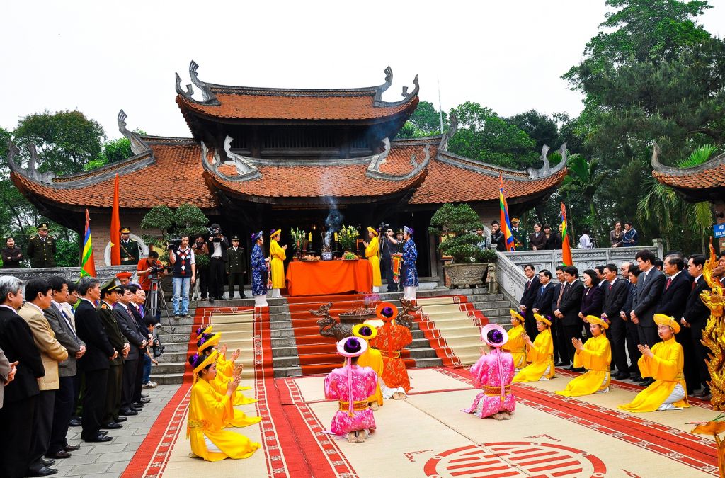 Kiến trúc Đền Mẫu Âu Cơ tại Phú Thọ