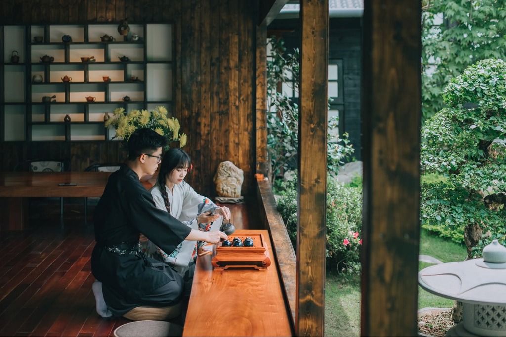 Mặc kimono chụp ảnh tại Quê Garden Đà Lạt